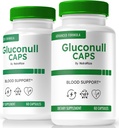 (2 Pack) Gluconull Caps, Official Gluco NullCaps Formula, Pure Support for Stable Levels and Fuel Energy for Overall Health, All-Natural Ingredients, Gluco Null Glyco Optimizer (120 Capsules)