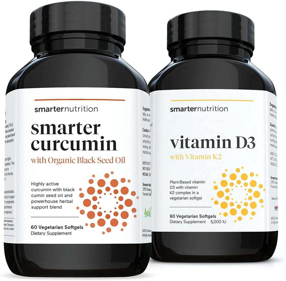 SMARTERNUTRITIONカリキュラム - 効力と吸収+植物ベースのビタミンD3ビーガンK2複合体との免疫サポート