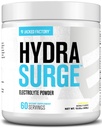 ジャック工場 HYDRASURGE 電解質粉末 - 水分補給サプリメント w / キーミネラル、ヒマラヤ海塩、ココナッツ水 - ケトフレンドリー、自然に甘く - 60 サービング、Lemonade