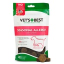 Vet's Best Seasonal Allergy Soft Chew Dog Supplements, Soothes Dogs Skin Irritation for Seasonal Allergies, 30 Day Supply   リードエグジビションジャパン
