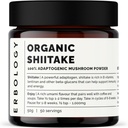 Erbology Organic Shiitake Mushroom Powder 50 Servings - 11% Beta-glucans - Immunity and Energy - Lentinula edodes - Small Batch - Sustainably Grown in Europe - Vegan - Non-GMO - No Added Fillers