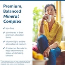 研究栄養コアミネラル - ビタミンD3とビタミンミネラルと鉄フリーのマルチミネラルサプリメント&骨の強度、甲状腺&脳の健康(120カプセル)をサポート
