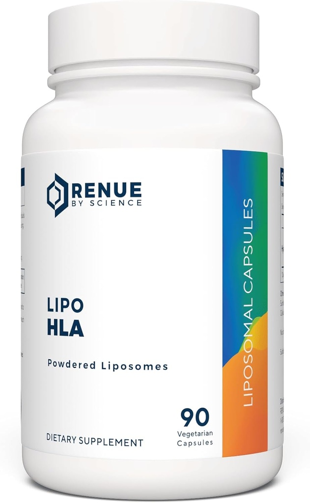 Renue By Science Hyaluronic Acid | HLA Liposomal Hyaluronic Acid Supplements | 90 Acido Hialuronico Capsules - 150mg Hylunaric Acid per Serving | Non-GMO | Made in The USA Third-Party Tested