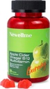 NEWELLME Appleのサイダーの酢のガミーB12のMultivitamin、ACVの補足のガミーのビタミン、女性及び人のためのVegetarianの補足、非GMO、サポート正常なエネルギー レベル及び腸の健康30のガミー(30)