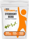 BulkSupplements.com Eyebright Extract Powder - Eyebright Extract - ハーブサプリメント、グルテンフリー - 500mg/サービング、500g(1.1ポンド)(パッケージ1)