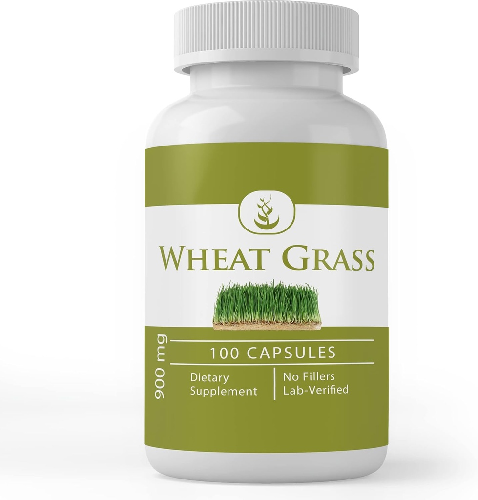 Pure Original Ingredients Wheat Grass, (100 Capsules) Always Pure, No Additives Or Fillers, Lab Verified