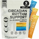 グットヘルスドリンクミックス | Apple Cider Vinegar Prebiotics、Probiotics 女性と男性のための消化器の健康 | 睡眠、エネルギー、精神的、カロリーのウェルネス成分 | バラエティパック、9 サービング