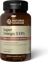 Nature's Sunshine Super Omega 3 EPA 60 ソフトゲルキャップ [2枚のパック]