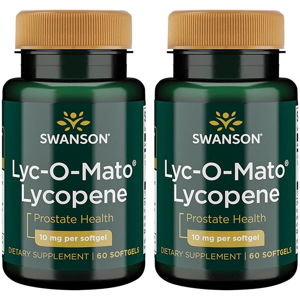 Swanson Lyc-O-Mato Lycopene 10 ミリグラム 60 ゲル (2 パック)