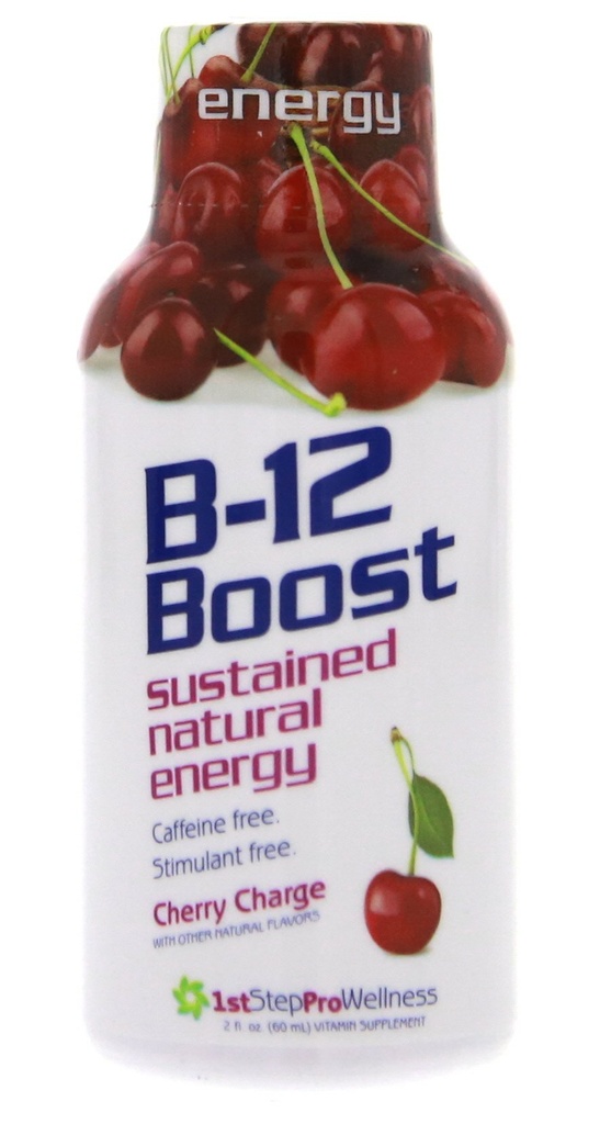 エネルギーB-12ブーストチェリーチャージ12(2 fl oz)ボトルの1ステップ