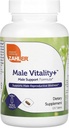 Zahler男性Vitality+男性サポートは、Shilajit、Ashwagandha、CoQ10、ビタミンとミネラル - Kosher非GMO男性の生殖ウェルネス(120カウント)のための健康サプリメントを強化