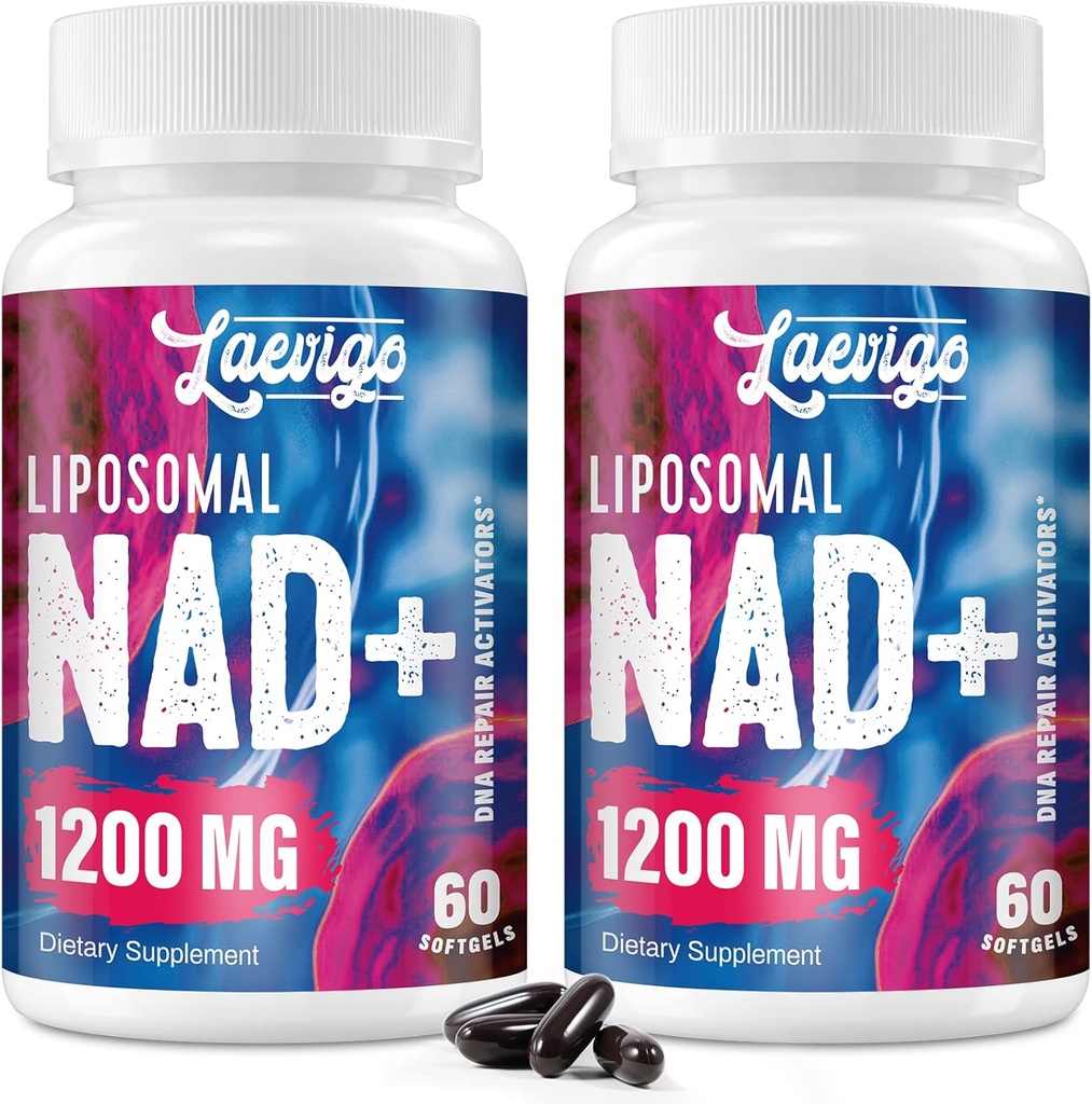 Liposomal NAD+の補足1200mgの高い吸収、細胞エネルギー及びMitochondrialサポート、長寿及びVitality、反老化の方式、120のSoftgelsのためのNAD Plus