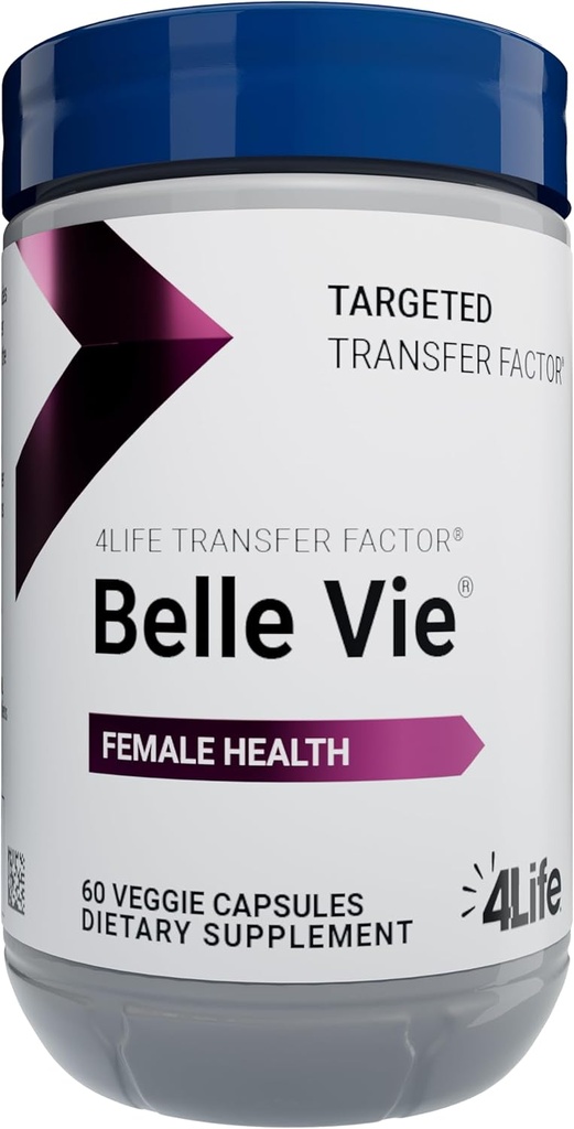 4Life Transfer Factor Belle Vie - Kudzu、フラックス、レッドクローバーのPhytoestrogenブレンドで女性の生殖健康をサポート - 60ベジギーカプセル