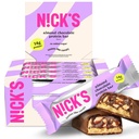 ニッケルのプロテインバー チョコレート | 高たんぱく | 低カロリー | 低炭水化物ケト 優しいスナック 砂糖(マルチパック12バー×50g) (12個入り)
