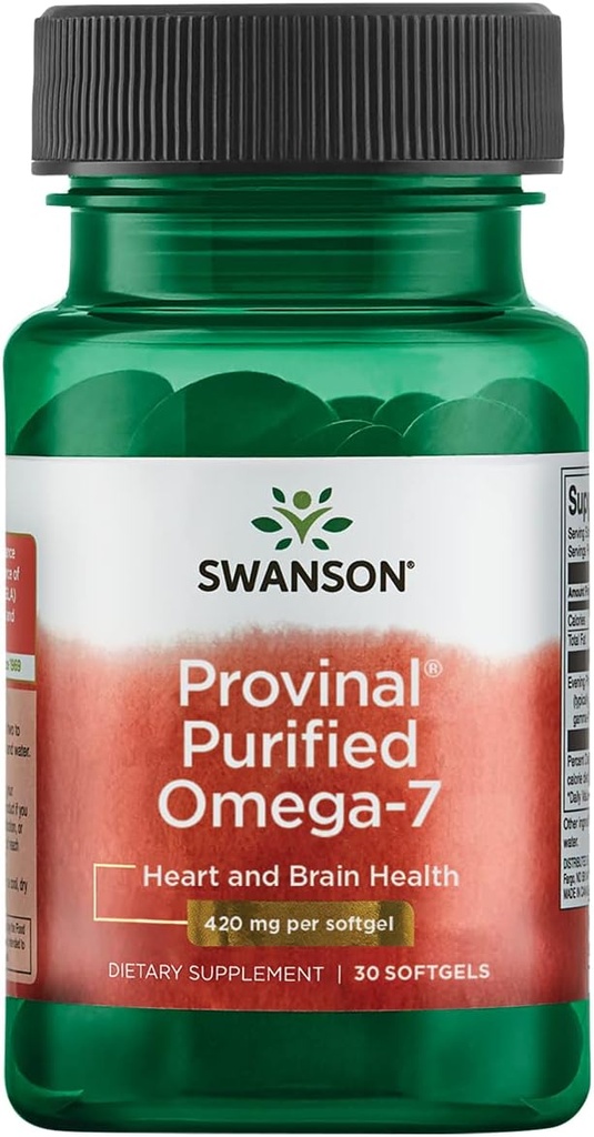 Swanson の Provinal の浄化された Omega-7 30 Sgels