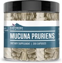 地球の要素のMucuna Pruriensのエキス、200のカプセル、添加物無しまたは注入口