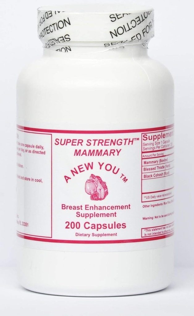 Super Strength Mammary Glandular Formula 200 Capsules