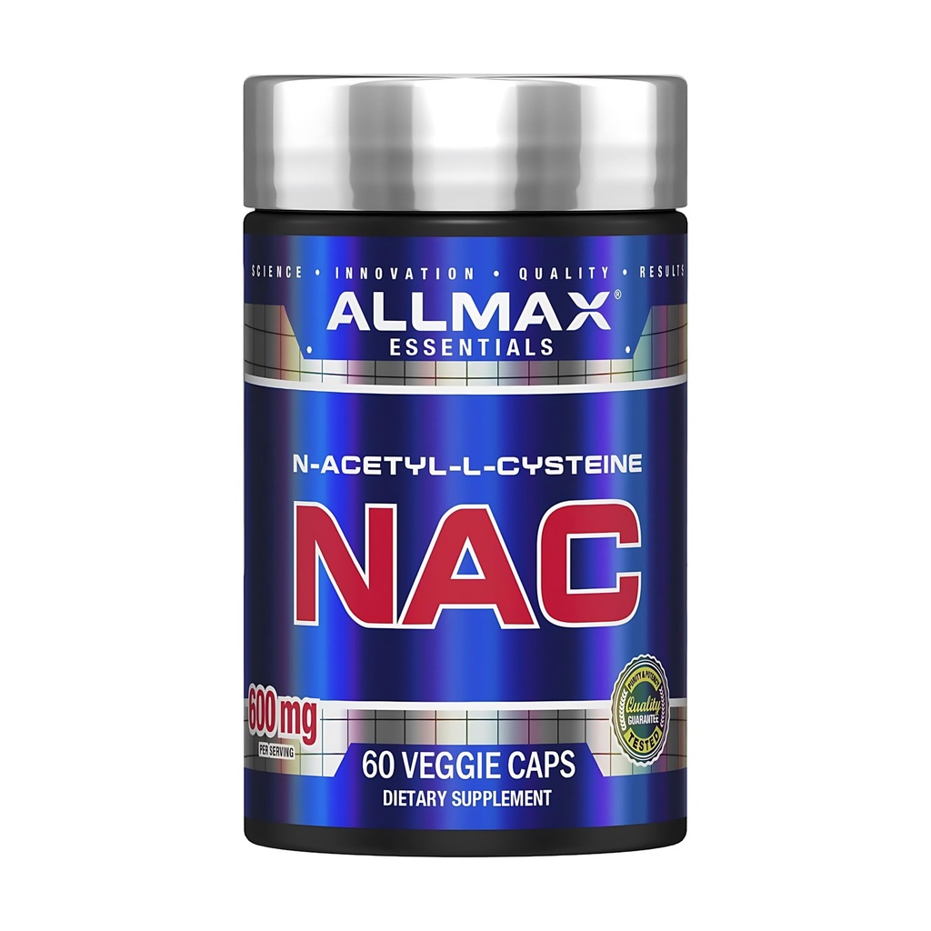 AllMAX NAC - 60ベジギーカプセル - 免疫サポート&フリーラジカル保護 - 60のサービング