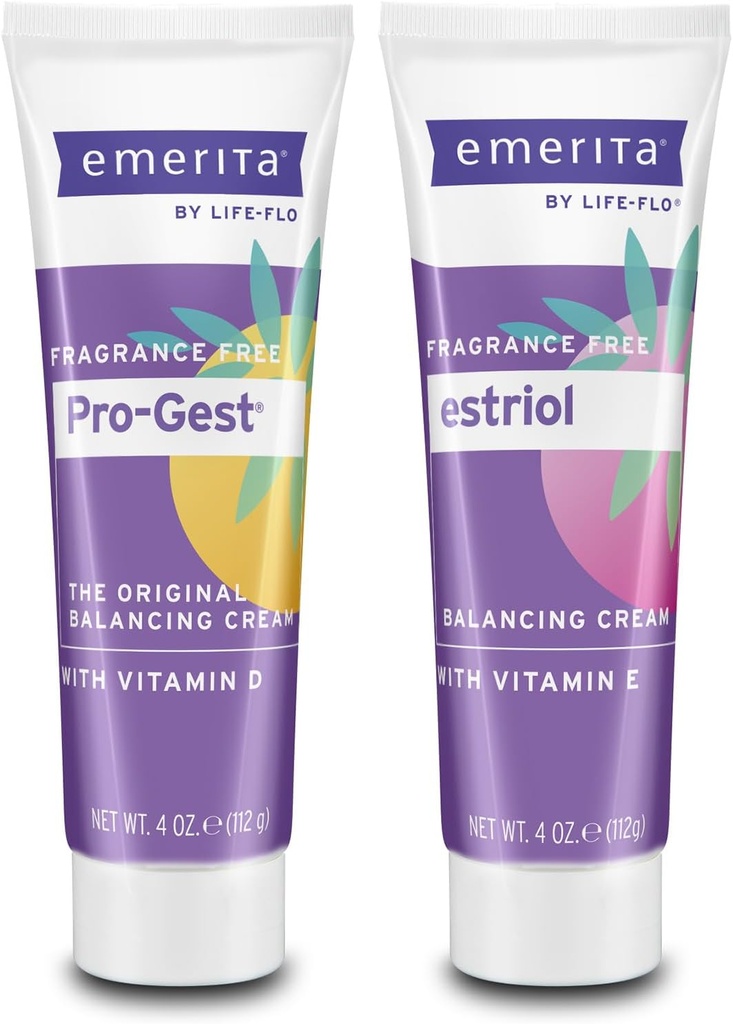 ビタミンD、プロゲステロンおよびエストリルのEmerita Pro-Gestのバランスをとるクリーム-芳香は、60日の保証、4oz放します