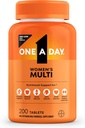 One A Day Multivitamin for Women- Daily Vitamins for Woman with Biotin, Calcium, Folic Acid, Iron & Zinc, Complete Women’s Vitamins, 200 Ct (Packaging May Vary)