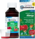 Bactimicinaの子供の液体-子供の薬-年齢6および上-甘いチェリーの味- 4つの小麦粉のOZ