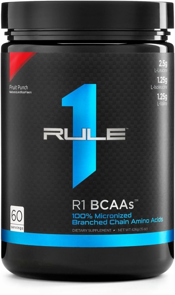 Rule 1 R1 Bcaa 60のサービングのフルーツ パンチ、444のグラム