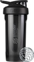BlenderBottle Strada Tritan Shaker ボトル ととも に locking Lid, 28-Ounce, ブラック