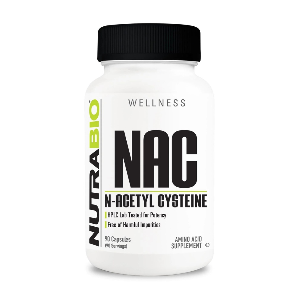 NutraBio N-Acetyl Cysteine の補足(NAC) - 90 のカプセル、各 600mg - 強力な酸化防止剤-免疫 サポート-ブースト グルタチオン