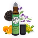 ワイルド エッセンシャル モーション エイズ エッセンシャル オイル ロールオン, 10ml モーション シックネス, 吐き気, アップセット 胃, Vertigo, Dizzy, Seasick, Carsick, 有機ホホバ オイルで作られました, 使用する準備, 保湿剤, すべての自然な