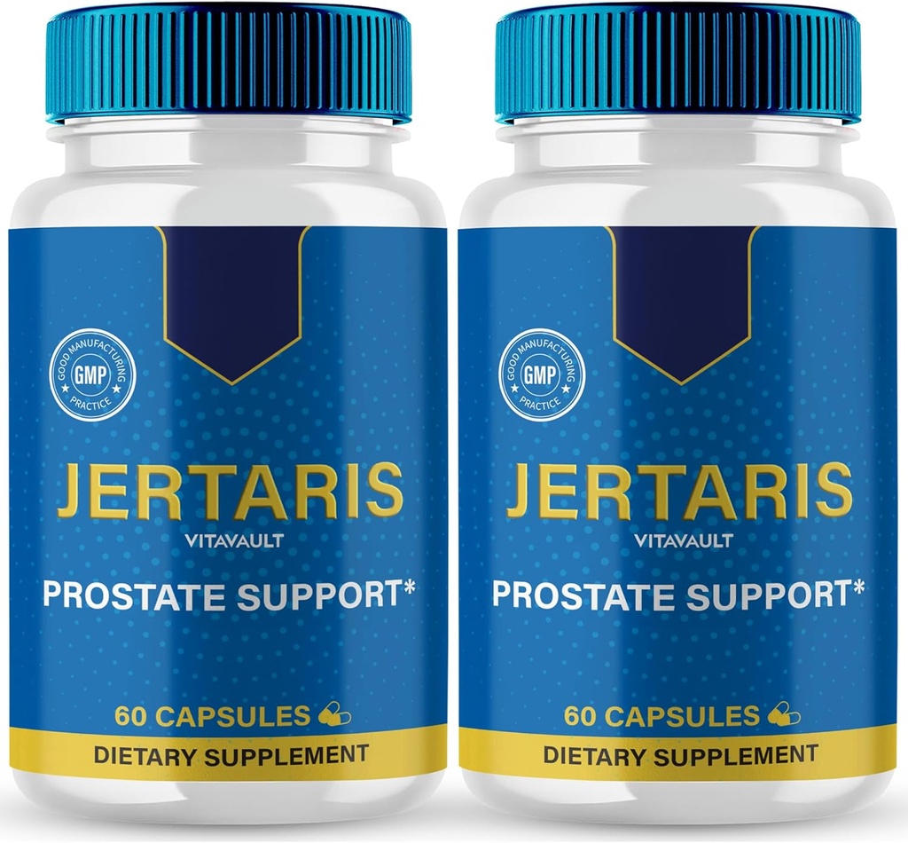 Jertaris カプセル、Jertaris の前立腺の健康の補足の丸薬 - 余分強さ、Jertaris は Prostate Heath すべての自然な方式、Jerta RIS のカプセル、Jer Taris の検討(2 パック)を支えます