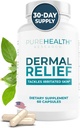 PUREHEALTH RESEARCHの Dermal の救助の補足 - L-Histidine、Ashwagandha の根のエキス、Rhodiola Crenulata、ビタミン D および E - 1 のびんが付いている皮、Eczema および皮膚炎- 60 のカプセルを苛立たせて下さい