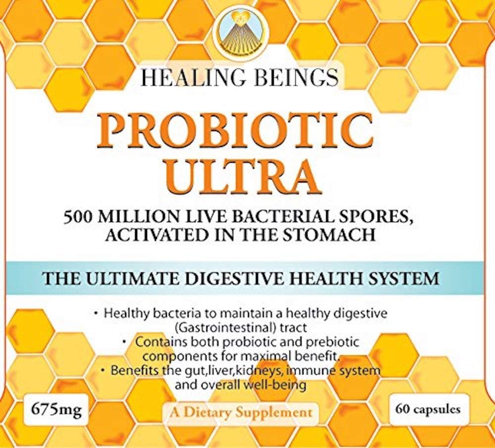 元のプロバイオティック超(Doctor Formulated)の広範囲の消化および腸の健康サポートプレバイオティックおよびプロバイオティック両方。 また、自動免疫関連ウェルネスをサポート