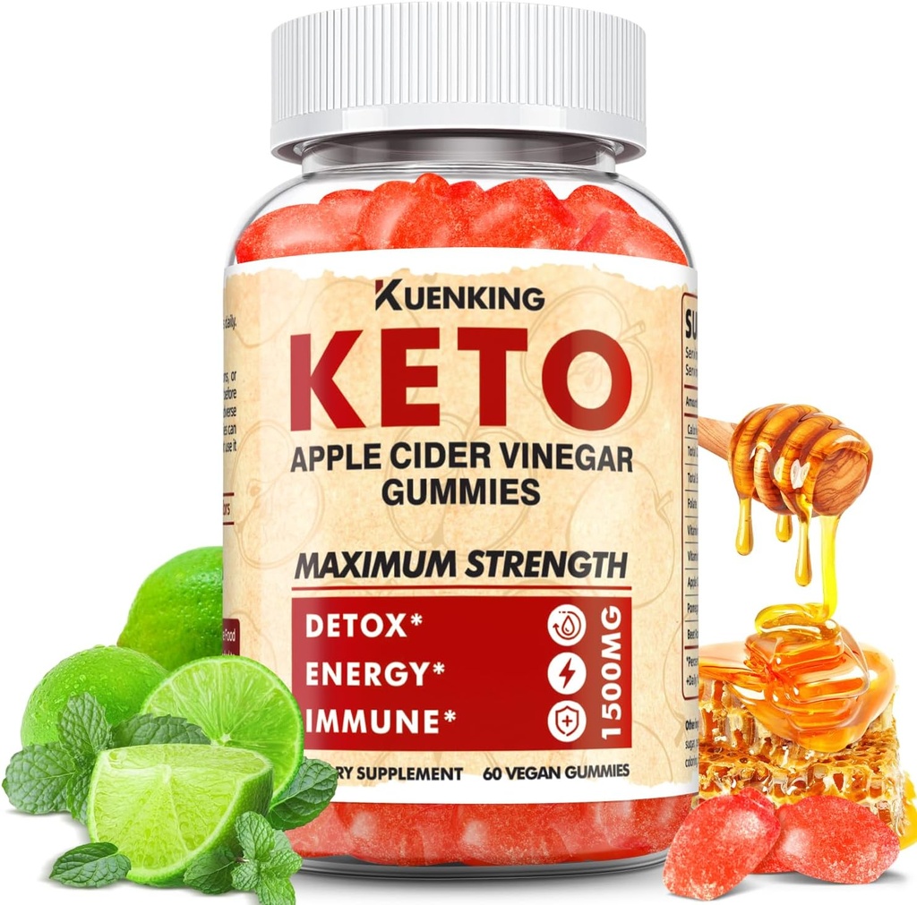 Keto ACV Gummiesの高度の方式、Pomegranateのビート ジュースの粉B12、1500MGのビーガン非GMO 56のGummysとフォーミュレートされるApple Cider Vinegarのガミー