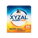 Xyzal 24時間のアレルギーの救助の薬、元の規定の強さのAntihistamine、LevocetirizineのDihydrochlorideのタブレット5のmg、55の計算