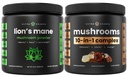 NutraChampsのライオンのマニの粉及び1つのきのこの粉の10
