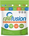 Rawfusion Vegan Protein Powder, Vanilla Bean – 30 Servings, 21g Plant-Based Protein, Low Net Carbs, Non-Dairy, Gluten-Free, Soy-Free, Kosher, Non-GMO, 2.06lbs