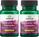 Swanson Hyaluronicの酸の複合体166のmg 60の帽子(2のパック)