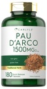 カルリール ポー D'Arco カプセル | 1500mg | 180 カウント | 非GMO、グルテンフリー | ハーブサプリメント