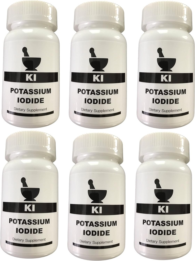 カリウムのイオドライド130 Mg 100のカプセル(6)