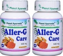 惑星のアーユルヴェーダ アレル G の心配、500mg のベジのカプセル - 2 つのびん