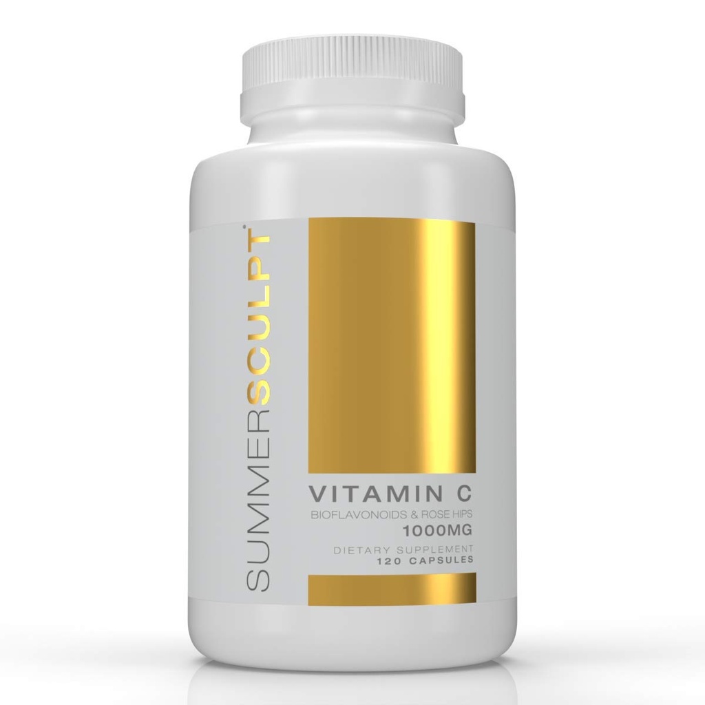 ビタミンC 1000はローズHIPS及びCitrusのBioflavonoidsの健康な皮及び接合箇所のBufferedの非GMOの非酸性、120のカプセルとの毎日の免疫サポートをmgに入れます