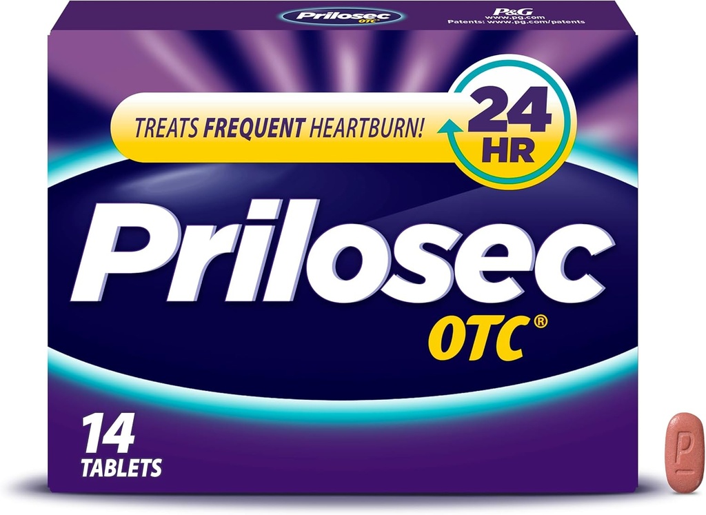Prilosec OTC、Omeprazoleは解放20mg、酸の減力剤を遅らせましたり、24時間の救助、すべての日、すべての夜*、炉の薬、20mgの14のタブレットのための頻繁な心焼けを扱います