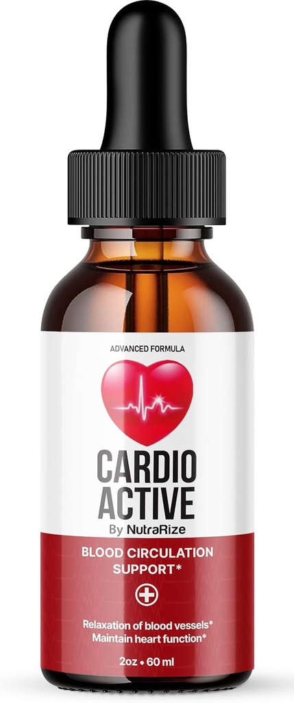 NutraRize Cardio Active Drops for Advance Formula - 公式サプリメントドロップ、血液循環のためのすべての自然心臓活性サポート、レビュー(30のサービング)