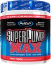 Gaspari栄養SuperPump MAX、究極のプレワークアウトパウダー、持続エネルギープレワークアウト、ニトリ酸化物ブースター、筋肉の成長、回復&電解液(40サービング、フルーツパンチ)