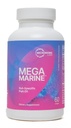 Microbiome Labs MegaMarine Omega 3魚油サプリメント - Gut-Specific EPA DHA Omega 3 Gut Health用DPAとサプリメント - サポート免疫&Gutバリア機能(60 Softgels)