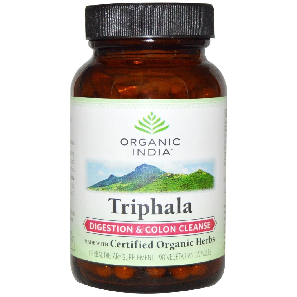 ORGANIC INDIA Triphalaカプセルオーガニック - Amla、Bibhitaki、Haritaki、Digestion&Colonサポート、免疫システムサポート、適応剤、ビーガン、USDA認定有機 - 90カプセル