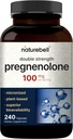 Pregnenolone 100mg、240のカプセル  99%純度、より高い吸収のためのMicronizedの等級、植物は基づかせていました–自然なPrecursor、頭脳、及び免疫の健康の補足–非GMO、大豆は放します