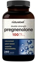 Pregnenolone 100mg、240のカプセル  99%純度、より高い吸収のためのMicronizedの等級、植物は基づかせていました–自然なPrecursor、頭脳、及び免疫の健康の補足–非GMO、大豆は放します