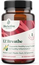 BIOACTIVE NUTRIENTS EZ Breathe - 60 カプセル - Muellein リーフ、Bromelain、Spearmint の補足 - サポート全体的な健康