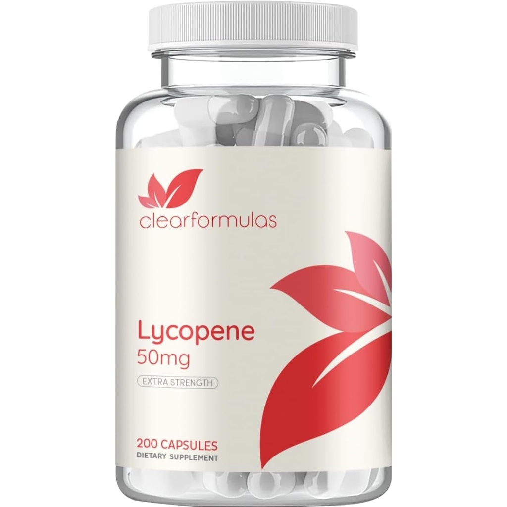 トマトベースのLycopeneサプリメント - 余分な強度Lycopene 50mg非GMOスーパーポテント抗酸化剤とカロテノイドハートと男性のための前立腺の健康サプリメント - cGMP米国ラボ(200のサービング)で作られた